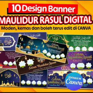 Canva Template Banner Maulidur Rasul