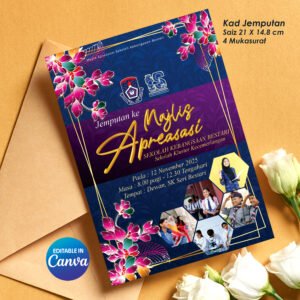 Template Program Majlis Apresiasi Link Canva Design Batik