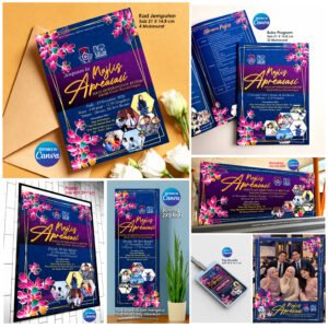 Template Program Majlis Apresiasi Canva Design Batik